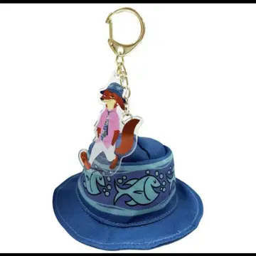 주토피아2 닉 극장 굿즈 모자 키링