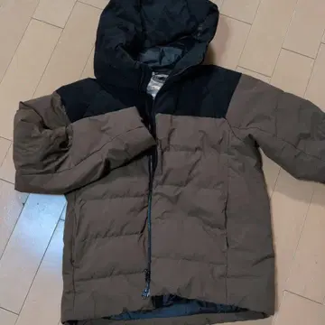 브라운 블랙 다운 자켓