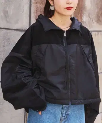 [ etsinta ] 리버서블 충전솜 숏 몬스터 자켓