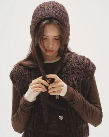 새상품 TODAYFUL Mix Knit Scarf