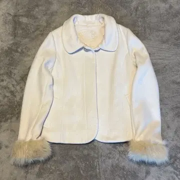 여성용 자켓 화이트 계열 아이보리