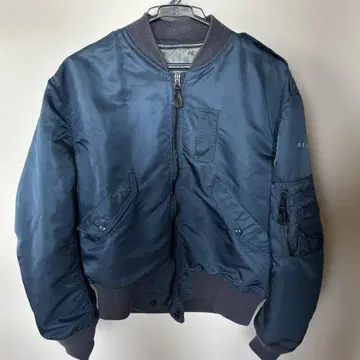 [ 레어 ] US AIR FORCE MA-1 플라이트 자켓 네이비