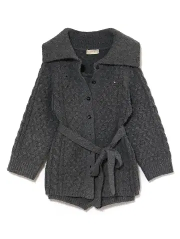 Pam 케이블 니트 세트업 그레이