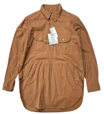 미사용품 엔지니어드 가먼츠 버드 슈터 워크 셔츠 브라운 M