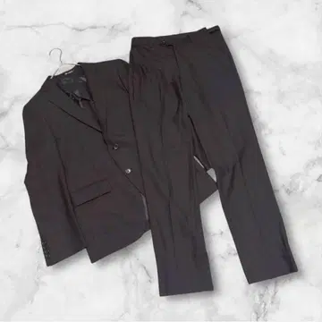 [ 탑밸류 ] (92Y5) 수트 셋업 비즈니스 무지 울 혼방 블랙