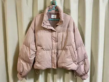 [ 새상품 미사용 ] DISCOAT 충전솜 숏 핑크 블루종