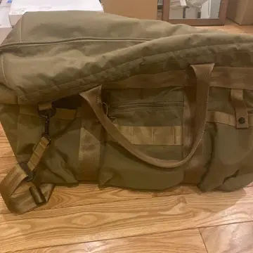 BRIEFING 에어컨 백 올리브 깨끗한