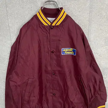 WEST ARK USA 90s 나일론 자켓 기업 로고 프린트 L