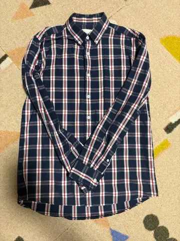 SATURDAYS SURF NYC 긴팔 셔츠 M 네이비 체크