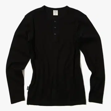 [S] AVIREX 립 데일리 긴팔 헨리넥 티셔츠 블랙 2