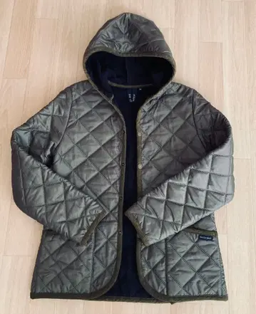 Bshop 구매 SMOCK SHOP 후드 부착 퀼팅 x 플리스 자켓