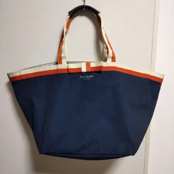 케이트 스페이드 빅 토트백 네이비/오렌지