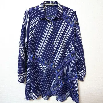 레리안 비대칭 긴팔 셔츠 13 사이즈