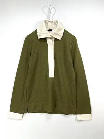 298 거의 미착용 MACPHEE 고급 울 니트 셔츠 스웨터 F