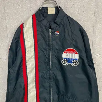 THE GREAT LAKES 80s 레이싱 나일론 자켓 빈티지 S