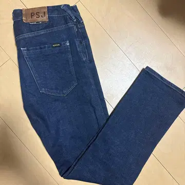 PSJ PAUL WITH TEARS 다크 블루 청바지