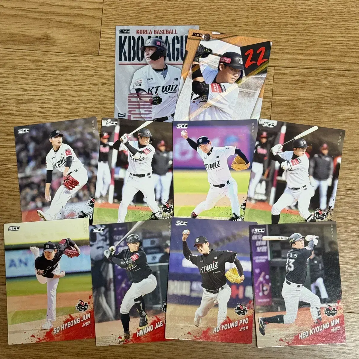 All) 케이티 위즈 KBO 포토카드 포카 장성우 고영표 소형준 황재균