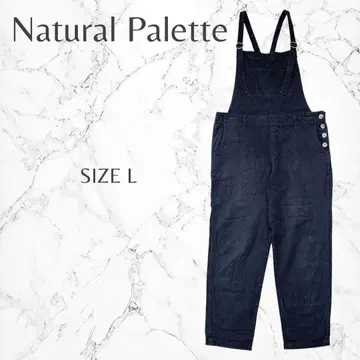 내추럴 팔레트 성숙 캐주얼 살로펫 오버롤 작업복 L