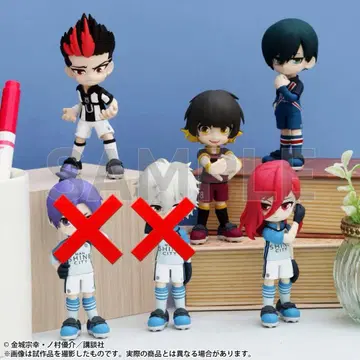 블루 록 전시회 피규어 4체 세트