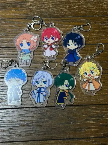새벽의 연화 아크릴 키링 7개 세트