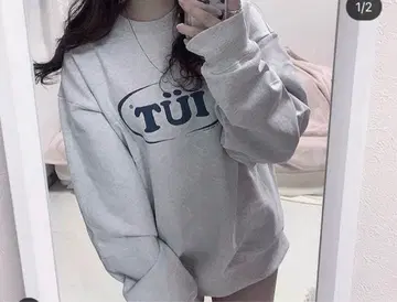 이스토쿤스트/ISTKUNST 맨투맨 그레이