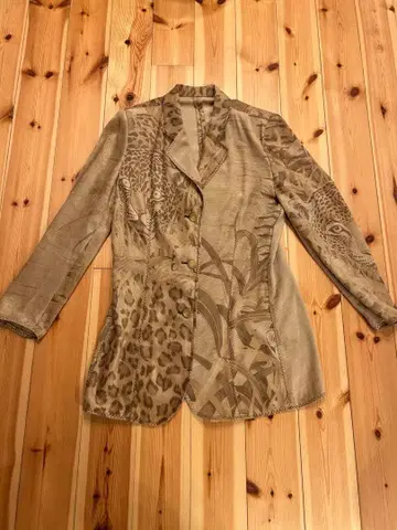 레오파드 무늬 블레이저
