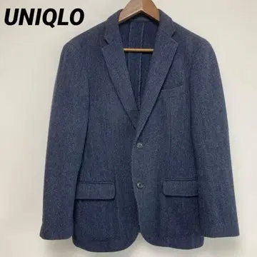 유니클로 울 트위드 헤링본 자켓 남성용 S