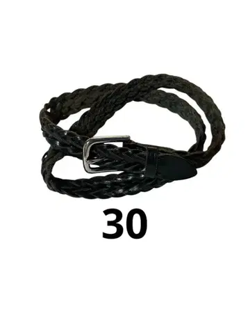 화이트하우스콕스 가죽 메쉬 벨트 블랙 30 잉글랜드제