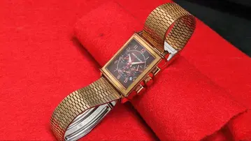 피에르 가르뎅 골드 크로노그래프 손목시계 빈티지 레트로