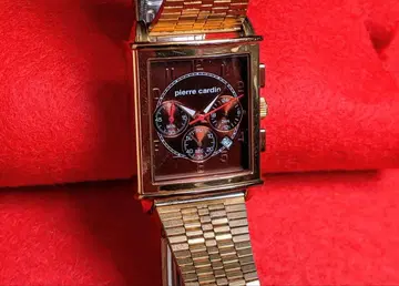 피에르 가르뎅 골드 크로노그래프 손목시계 빈티지 레트로