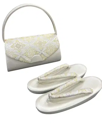 조리 백 세트 일본 의류 포멀 골드 계열 예복용