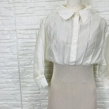 머큐리 듀오 원피스 S 시어 니트 새상품급 [ 2705-29 ]