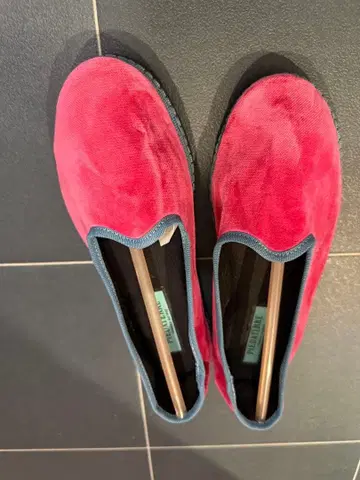 핑크 슬립온 슈즈