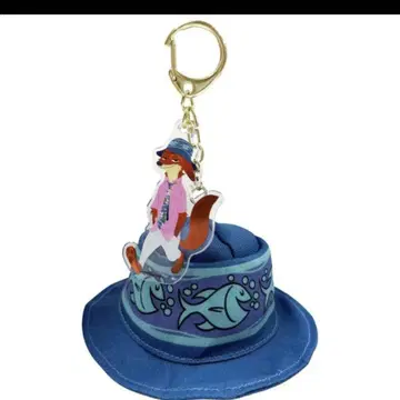 주토피아2 닉 극장 굿즈 모자 키링