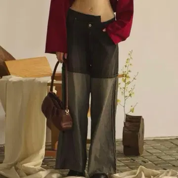 [ loin nuit ] 인사이드 아웃 데님 그레이 M