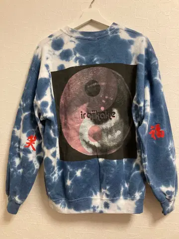 이로지카케 타이다이 irojikake 프린트 맨투맨 트레이닝복