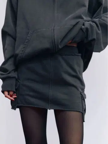 josemoon 오버 다이 미니 스커트 OVERDYE MINI SKIRT