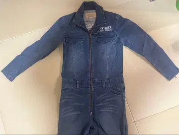 AVIREX 데님 오버롤 작업복