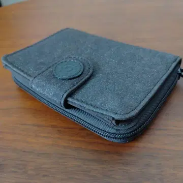Kipling 접이식 지갑 다크 브라운