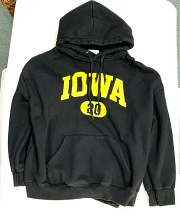 SEOUL IOWA 프린트 후드티 블랙 프리 사이즈 251125192