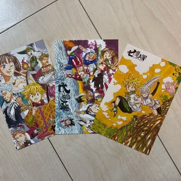 일곱개의 대죄 엽서 3종 세트