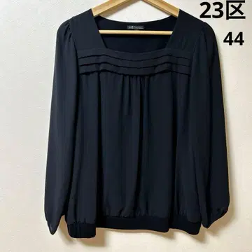 23구 빅 블라우스 44 블랙 온워드 포멀 사용 가능한 블라우스