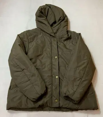 A/W 핑크하우스 후드 부착 충전솜 블루종