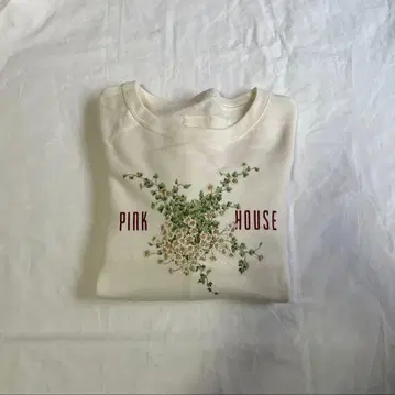 PINK HOUSE 꽃무늬 자수 트레이닝복