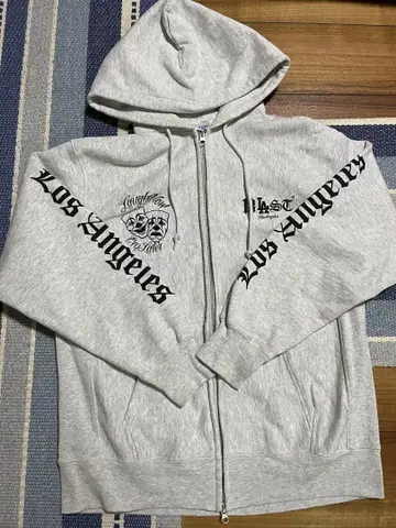 그레이 Los Angeles 풀 집업 후드티