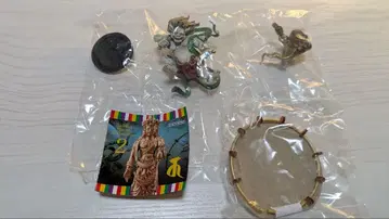 캡슐Q뮤지엄 일본의 지보 불상 입체도록 II 뇌신 (풀 채색) 새상품