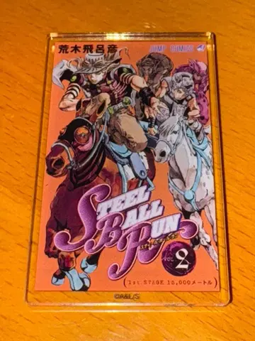 죠죠 월드 JOJO WORLD 코믹스 표지풍 아크릴 마그넷 7부