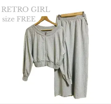 RETRO GIRL 셋업 WZIP 맨투맨