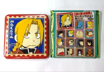 강철의 연금술사 트레이딩 스퀘어 캔뱃지 에드워드