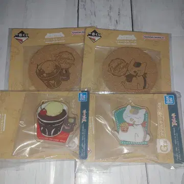 나츠메 우인장 제일복권 냥코 선생님 코스터 클립